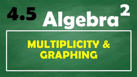 45 Mini Lesson Polynomials Multiplicity And Graphing Youtube