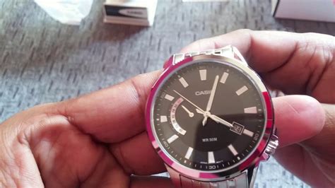 Original Casio Watch Mtp E D Avdf Unboxing Review Youtube