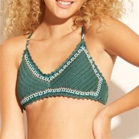 Xhilaration Swim Nwot Xhileration Crochet Bikini Top S Poshmark