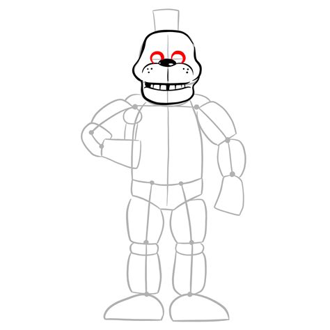 How To Draw Freddy Fazbear Fnaf Sketchok