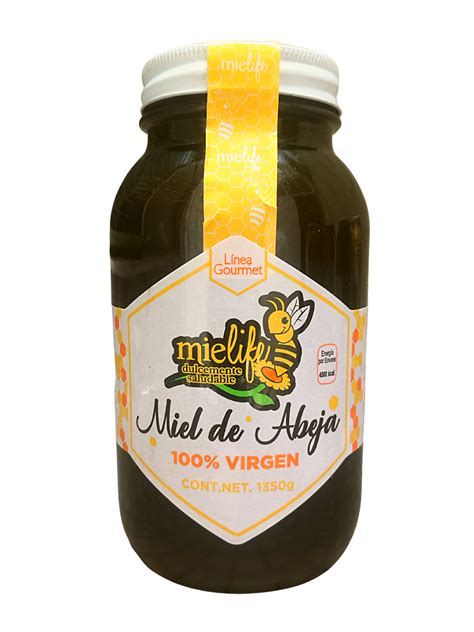 Miel De Abeja Virgen 1350gr Flor Aguacate Gourmet Mielife Mielife