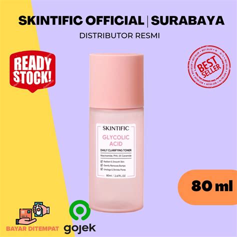 Jual Skintific Glycolic Acid Daily Clarifying Toner Ml Shopee Indonesia