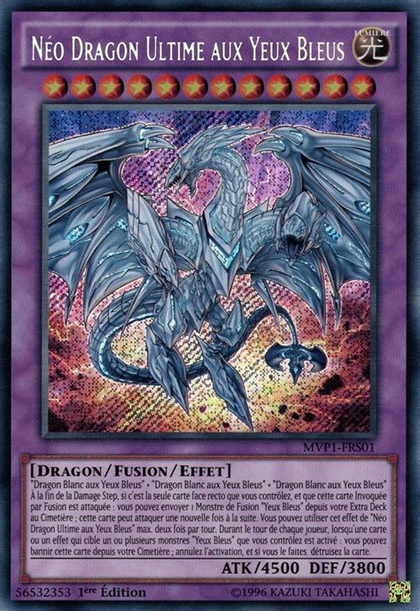 Néo Dragon Ultime aux Yeux Bleus Neo Blue Eyes Ultimate Dragon