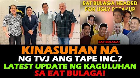 Eat Bulaga Tito Vic And Joey Kinasuhan Na Ang Tape Inc Romeo Jalosjos Youtube