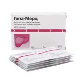 Гепа-мерц гранулы 5г №10 – купить в Уфе, цена 1 029,00 руб в аптеке ...