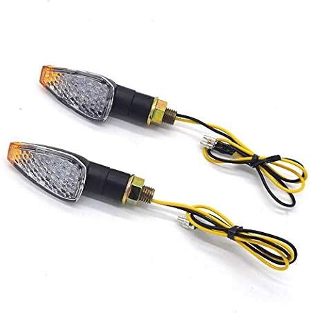 Evomosa Mini Stalk Arrow Light Motorcycle Turn Signals Lights Universal