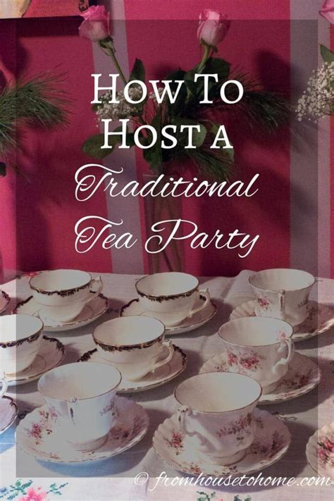 How To Host A Traditional Tea Party Christmas Tea Party English Tea