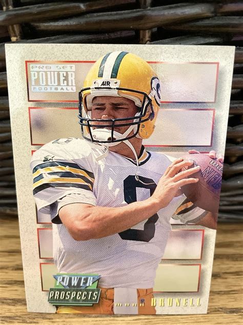 Pro Set Power Update Prospects Gold Foil Pp Mark Brunell Rc