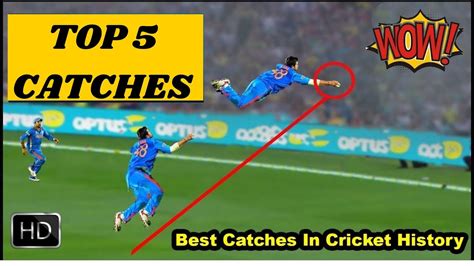 Top5 Best Amazing Catches In Cricket History HD Cricket Top5 YouTube