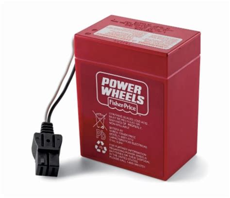 Fisher Price Power Wheels 6 Volt Rechargeable Battery 1 Ct Kroger