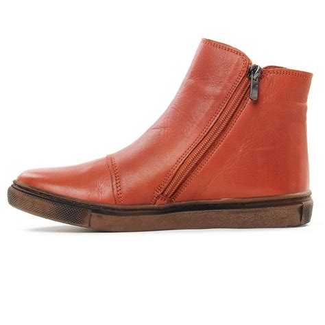 Kok And Koon Alix Terracota Boot Lastiqu Es Marron Orange Automne