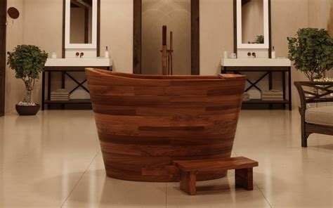 ᐈ Wooden Soaking Tub 【Aquatica Wooden Japanese Soaking tub】Japanese ...