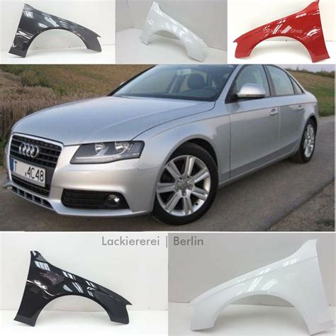 Qualitätsprodukte KOTFLÜGEL AUDI A4 B8 LZ7L RECHTS GRAU 2007 2011