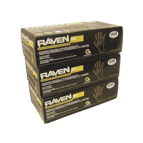 Raven Powder Free Nitrile 2x Large Disposable Glove