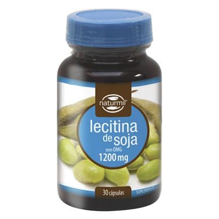 Naturmil Lecitina de Soja 1200mg 30 cápsulas Ecoonatural