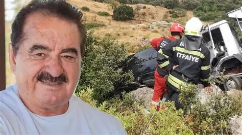 Türkücü İbrahim Tatlıses Bodrum da trafik kazası geçirdi