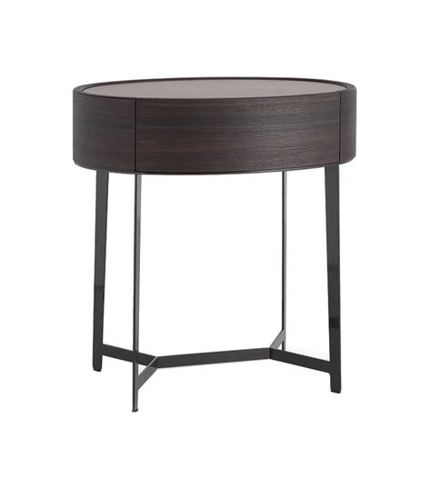 Kelly Poliform Bedside Cabinet With Metal Legs Milia Shop Furniture