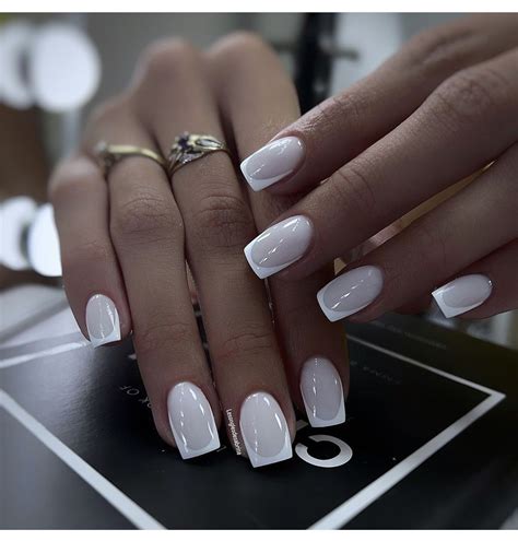 Pin By Ann On Manicure French Nails White Nails