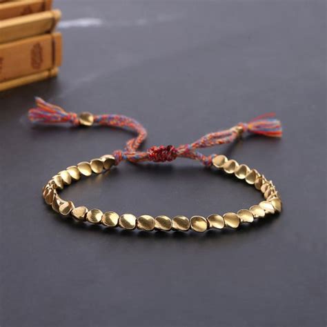 Tibetan Copper Good Luck Friendship Bracelet Wealth And Etsy