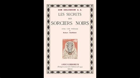 ANALYSE DE LES SECRETS DES SORCIERS NOIRS DE DIMDELOBSOM OUEDRAOGO