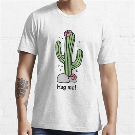 Cute Cactus Hug Me T Shirt By Alijun Redbubble