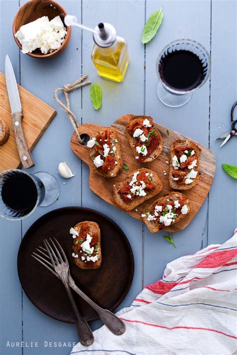 Tartines aux Tomates séchées et à la Feta Cooking lili Creator of