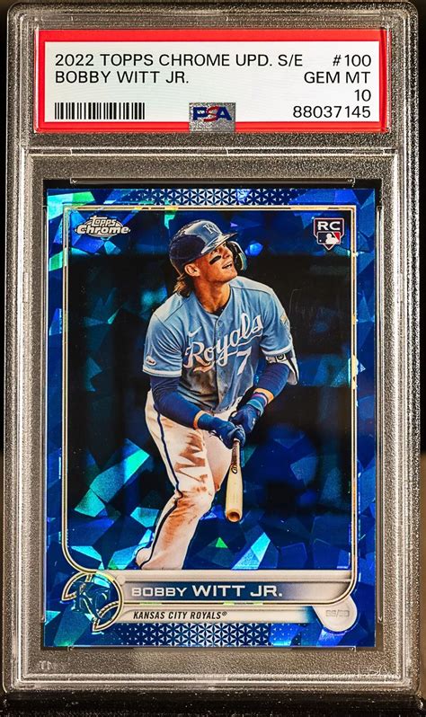 Bobby Witt Jr Topps Chrome Update Sapphire Edition Us Base