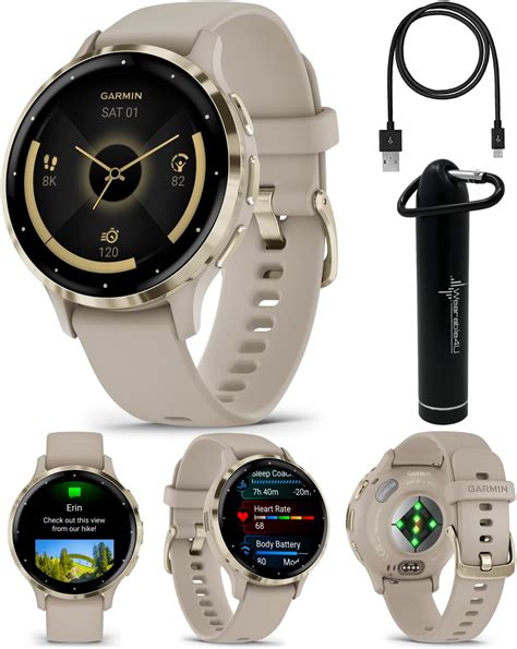 Garmin Venu 2s Smaller Sized Gps Smartwatch With Advanced Health Monitoring And