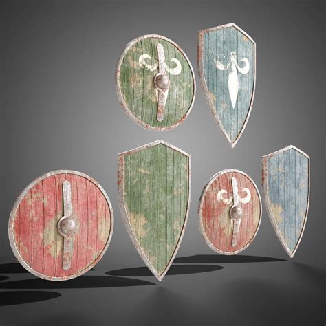 Medieval Shields Flippednormals