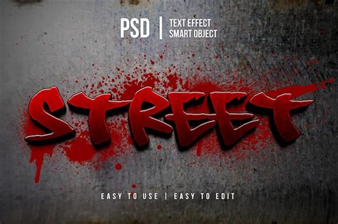 Premium Psd Graffiti Editable Text Effect