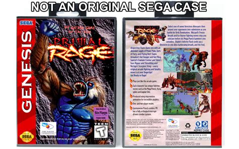 Gaming Relics Sega Genesis Primal Rage