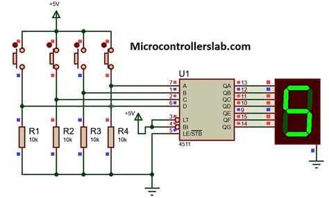 Cd4511 Bcd 7 Segment Driver Pinout Examples Datasheet Applications