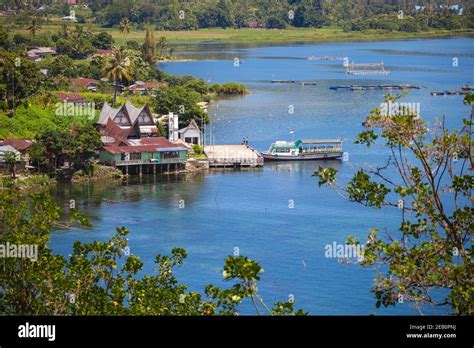 Indonesia Sumatra Samosir Island Lake Toba Looking Towards Ambarita