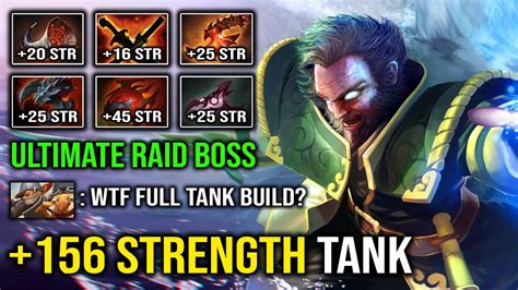 WTF 156 STRENGTH 1v5 Tank 6300 HP Kunkka Ultimate Raid Boss With Max