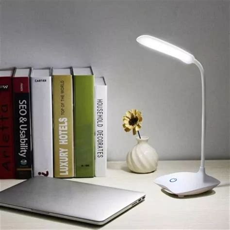 Pack Lampara Led Mesa Escritorio Flexible Usb Recargable