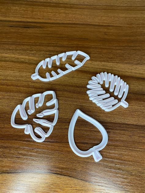 Leaf Cookie Cutter Fondant Jungle Biscuit Palm Autumn Leaves Etsy