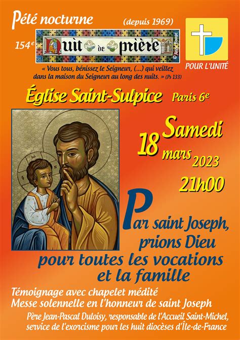 Pour l Unité du monde par l Église catholique Pélé nocturne 154e