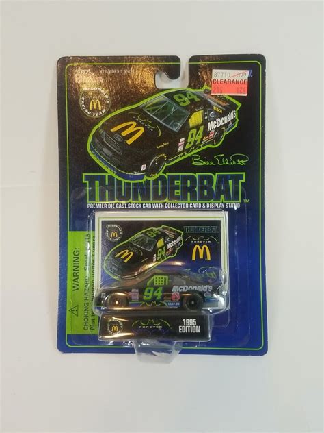 Bill Elliott 94 Mcdonalds Batman Forever Thunderbat 1995 Ford