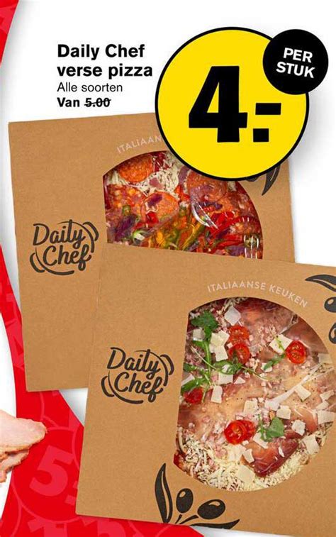 Daily Chef Verse Pizza Aanbieding Bij Hoogvliet 1Folders Nl