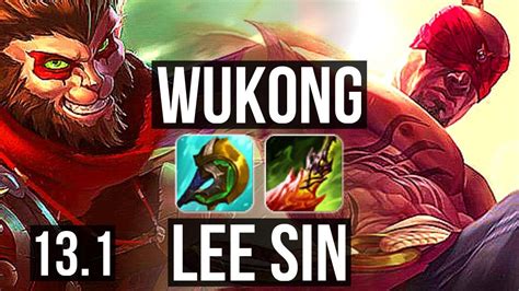 WUKONG Vs LEE SIN JNG 4 0 9 66 Winrate Rank 9 Wukong EUW