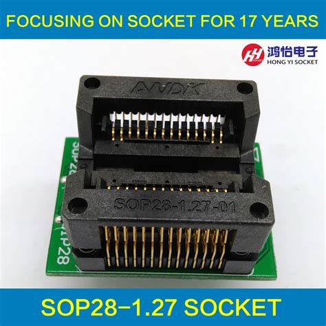 Sop Soic So To Dip Programming Socket Pitch Mm Ic Body