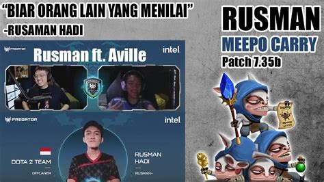 Rusman Meepo Carry Feat Coach Adit Aville Youtube