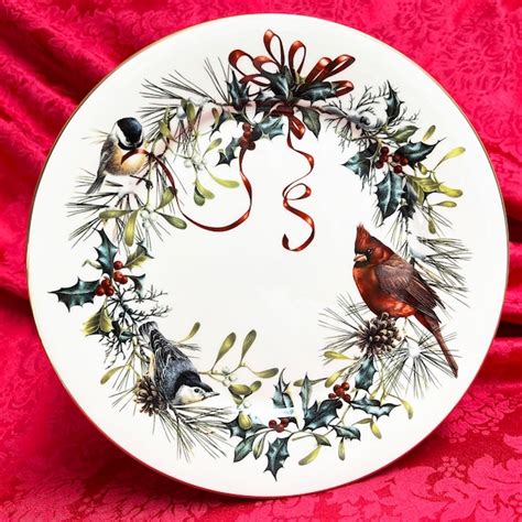 Winter Greetings Lenox Dinner Plate Etsy