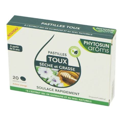 Phytosun Aroms Toux S Che Et Grasse Pastilles Sucer