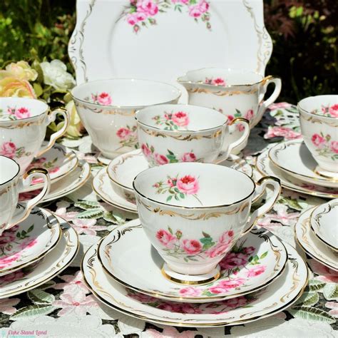 Royal Stafford Bone China Bridesmaid Tea Set 21 Pieces 3 Antique Tea Sets Tea Sets Vintage