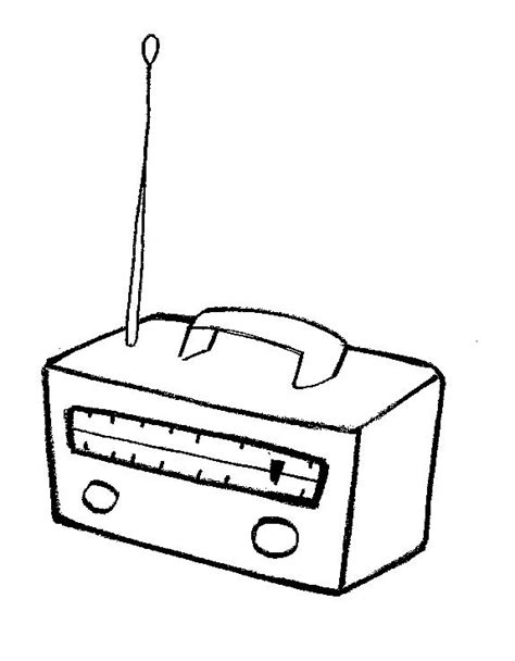 Dibujo De Radio Para Colorear Ultra Coloring Pages Dibujos De Colorear