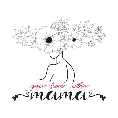 Letras De Design De Camiseta Mom Svg Vetor Premium