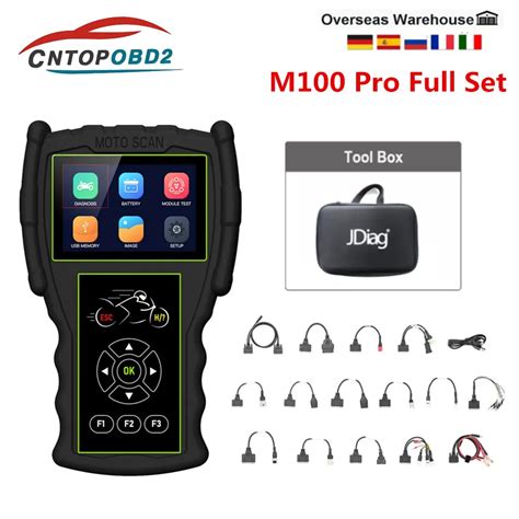 Original Jdiag M Pro Full Set Universal Motorcycle Diagnostic Tool