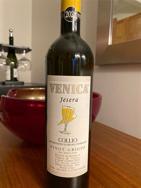 2020 Venica And Venica Collio Pinot Grigio Jesera Italy Friuli Venezia