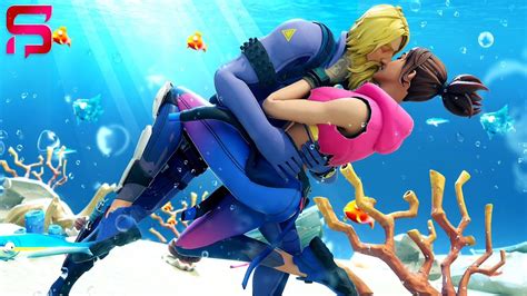 Scuba Jonseys Kiss Makes Ocean Fall In Love Fortnite Youtube